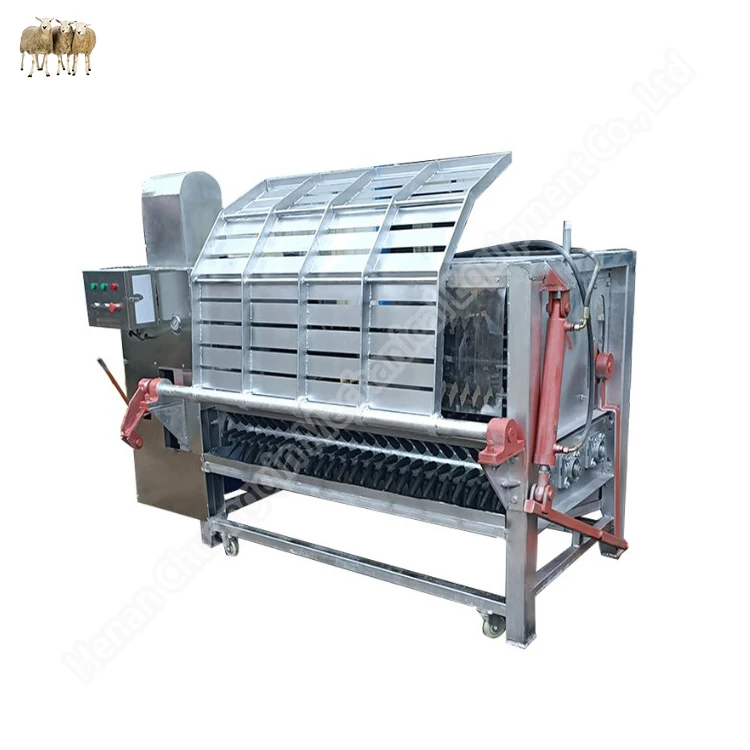 sheep slaughter line cow slaughtering plant goat dehair machine