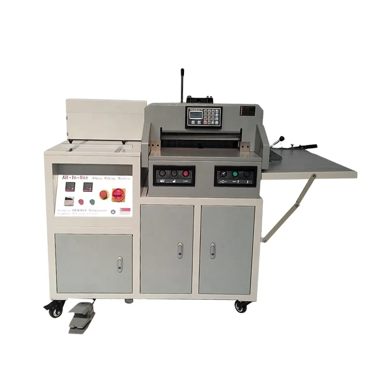 Double 100 High Quality 14 in One  for Assembly of Books Photos Double Side Printing Layflat Photo Book  Production Machine