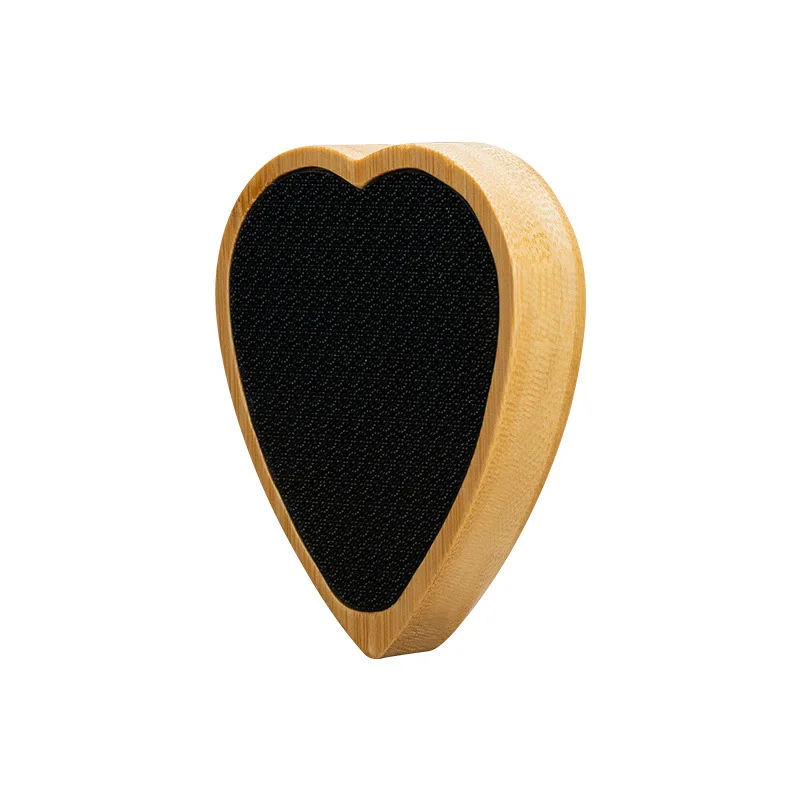 Eco-Friendly Bamboo Wooden Foot File Callus Remover Custom Logo Manicure Tools for Feet Dead Skin Nano Glass File with Nail Use