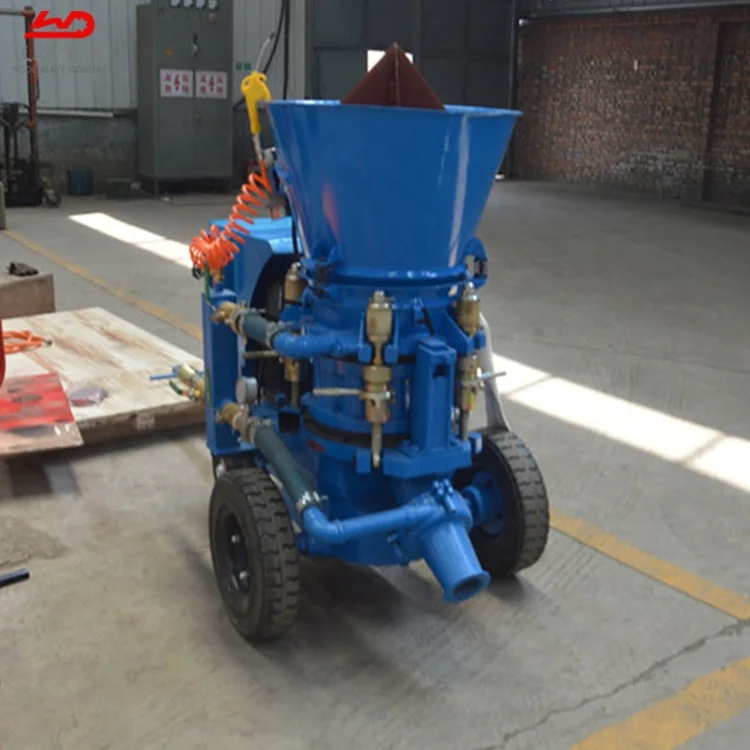 WZ-3ER ISO CE output 3m3/h dry refractory spraying shotcrete machine with collect dust bag and clean dust gun