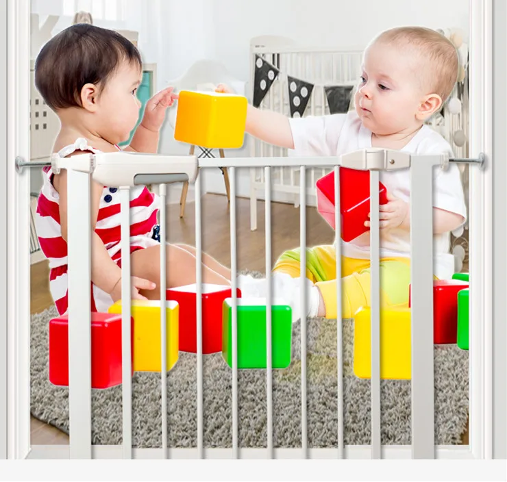 Children Protection Security Stairs Door Baby Pet Safety Gate, Fence For Kids Safe Doorway Gate Pets Dog Fence