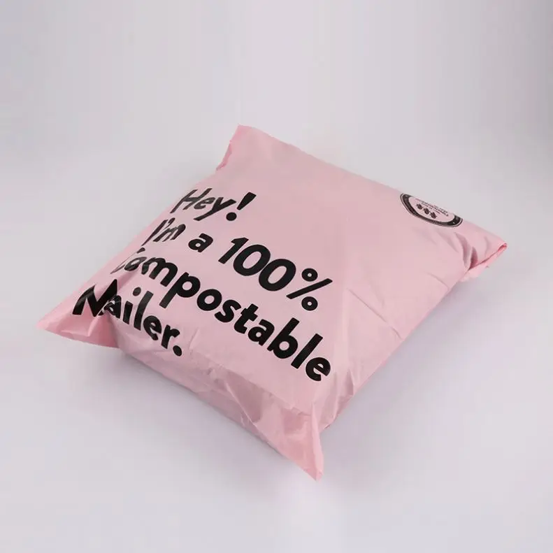 High Quality Self Sealed padded shipping poly mailer bags thank you logo with handle