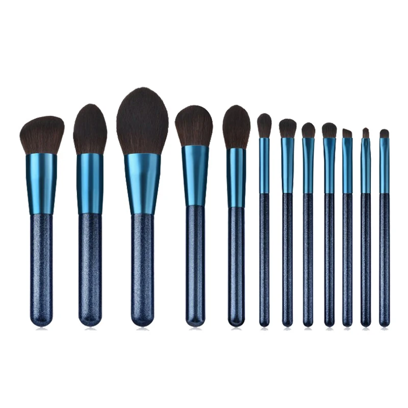 Hot Selling Wood Vegan Make Up Brushes Eco Friendly Custom Logo Professional Eye Make-Up Brushes