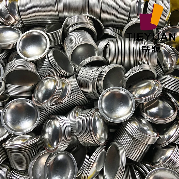 
Aerosol Can Cone dome to sell directly aluminum can round top and bottom 