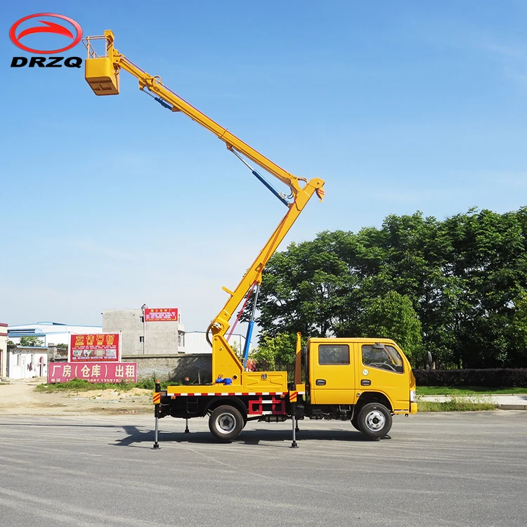 12m 14m 16m 18m 20m Hydraulic Telescopic Boom Foldable Boom Truck