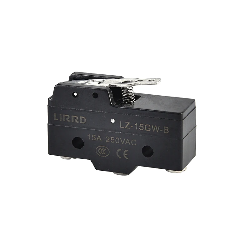 15A 250VAC Short Hinge Lever SPDT 3 Pins Micro Switch