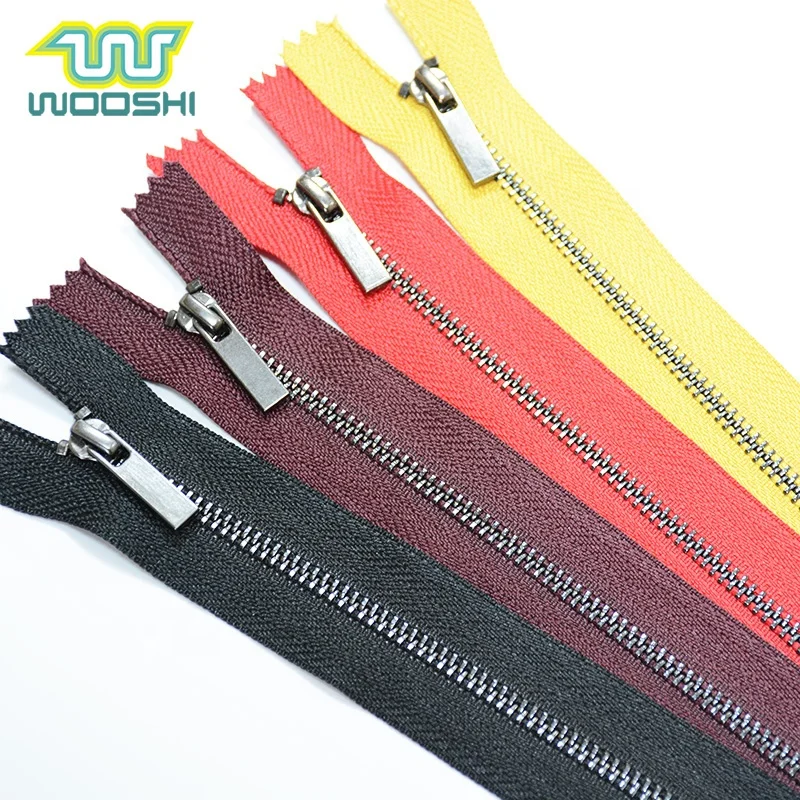 Jeans Zippers for Pants # Color Close-end Heavy Duty Metal Zipper Wholesale 3 Brass Zip Company Fashion Auto Lock Hiking Shoes