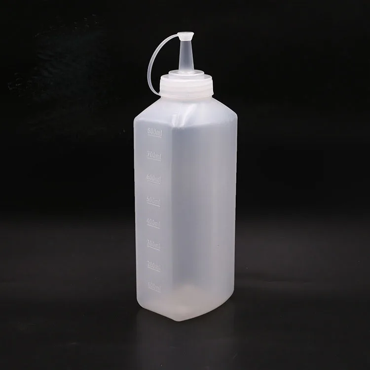 Plastic squeeze sauce bottle ketchup ketchup salad dressing large diameter sauce bottle