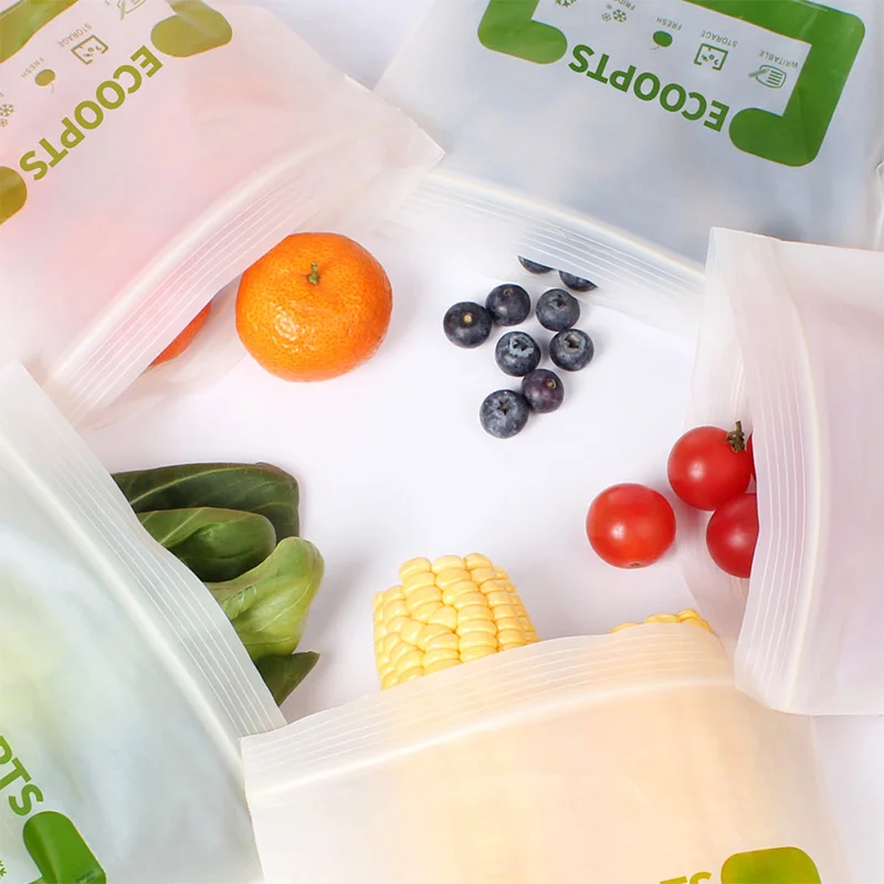 Transparent customized slide compostable ziplock bag with low