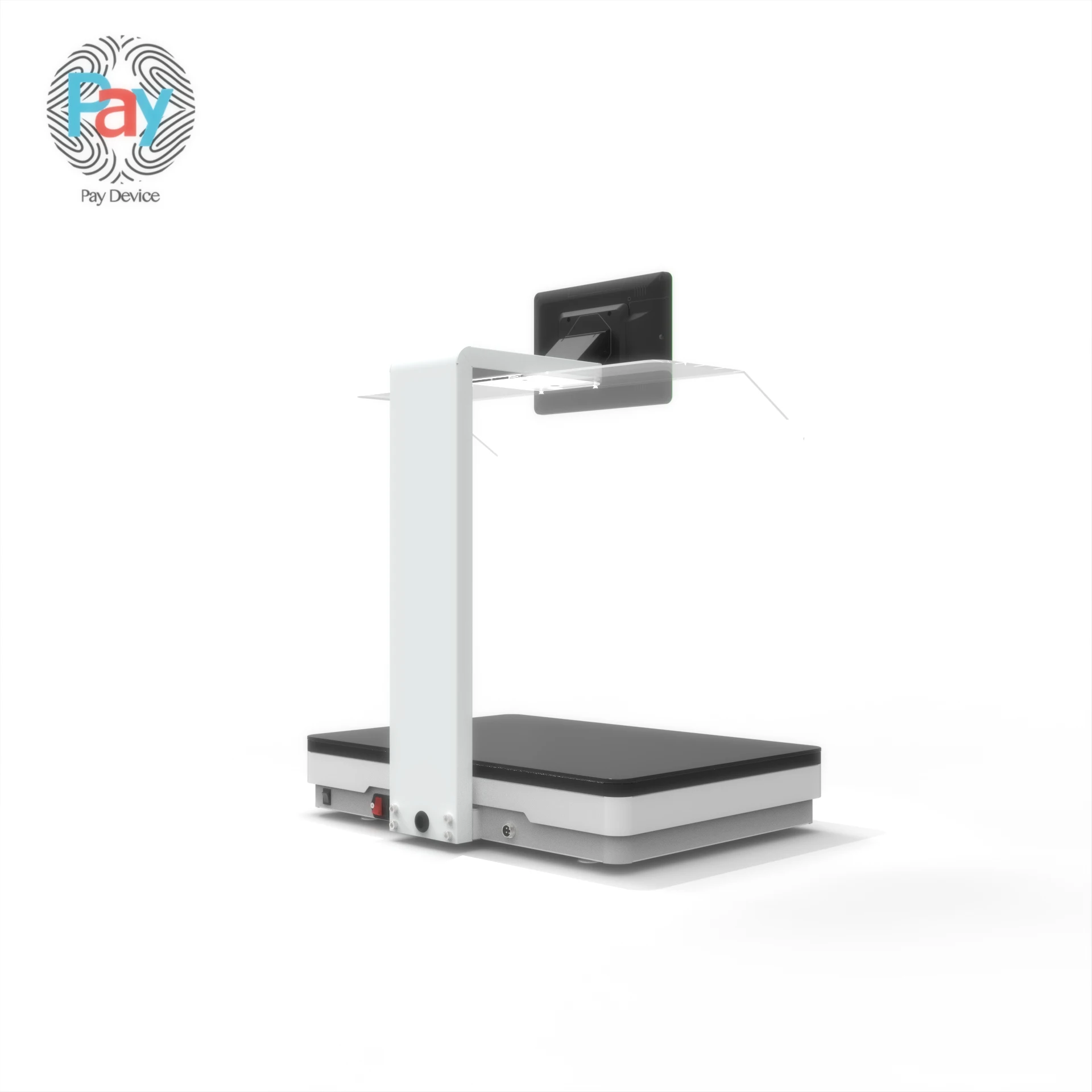 Android OS Self-Service POS Scale 8 Inch Screen Bluetooth WiFi Electronic Canteen Code Weighing Scanning Electronic Payment