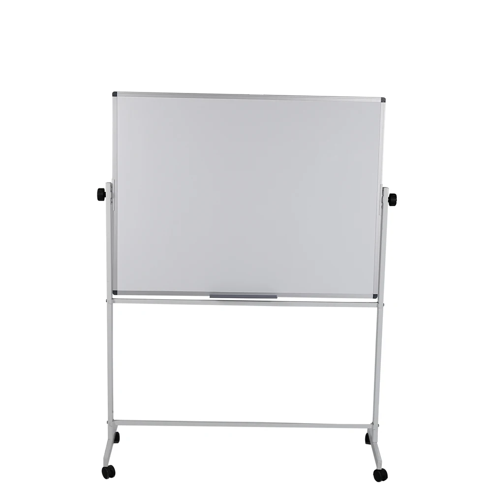 ZJWJ Single or double sided mobile whiteboard large rolling white board magnetic dry erase board easel standing whiteboard on wh