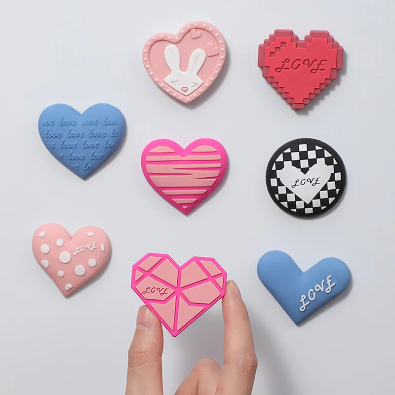 Safe and reliable custom heart shape fridge magnet pvc soft rubber magnet manufacturer rubber fridge magnet