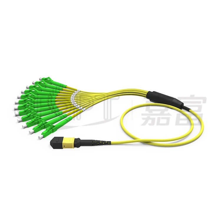 Высокое качество MPO-LC одиночный режим G657A2 12 ядер 3 м с низкой потери стандартной потери 2,0 мм музыкальная выходная мощность, преобразователь частот, багажник патч-корд