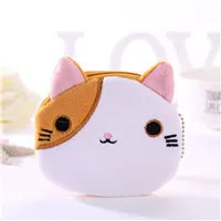 Creative Cute Cartoon Japanese And Korean Students Women Zipper Mini Key Coin Storage Bag Wallet Anime Kt Cat Coin Purse