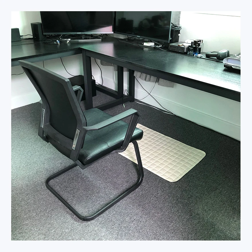 ESD Earthing Mat Grounding Sheet Cotton Bathroom Foot Relieve Pain Yoga Mats Seat Cushions Pet Mat For Bathroom Slipper