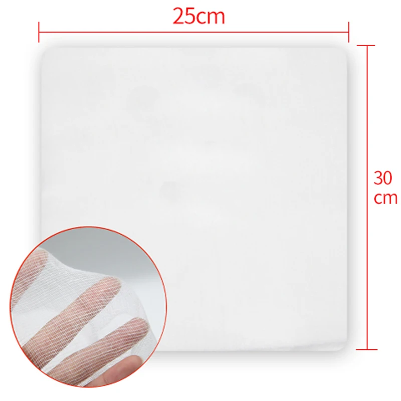 25*30mm sheet face mask beauty cotton  gauze for beauty salon