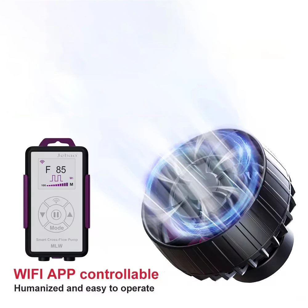Jebao ALW SLW MLW Wave Pump Aquarium Water Filter 12V 24V 5W30W Fish Tank Accessories Ultra Quiet Operation Maker