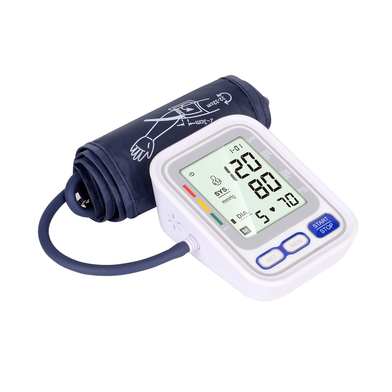 
szkia Automatic Digital Blood Pressure Monitor Upper Arm digital blood pressure machine electronic sphygmomanometer 