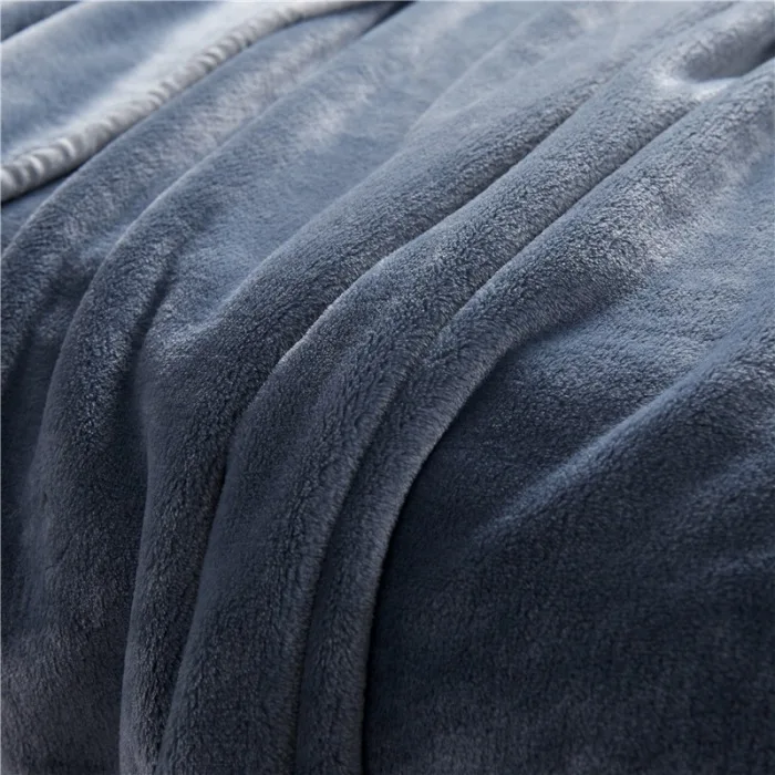 wholesale custom premium luxury super soft Double layer coral fleece blanket flannel