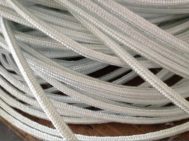 High Temperature fiberglass packing textured glass fiber square sealing cord fiberglass braided square rope
