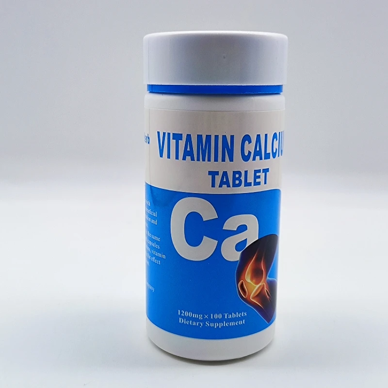 Vitamin Calcium Tablet for Health Supplement Focused on Bone Formation and Hardness