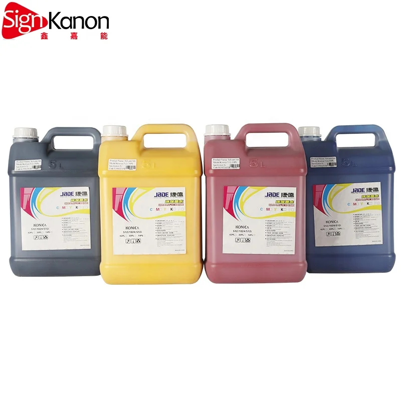 Konica 512i принтер с растворителем, цифровая цветная печатная машина 512i, печатающая головка 30pl, чернила на основе растворителя для принтера с нефритовым растворителем