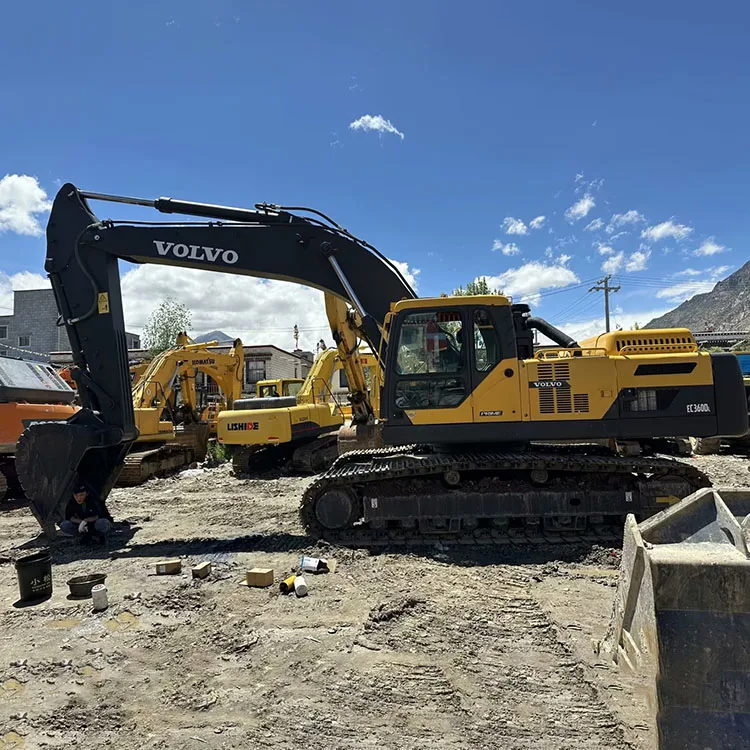 Mining Construction Machinery Used Excavators Volvo EC360D Heavy Equipment 36 tons Large Digger Excavator for Sale