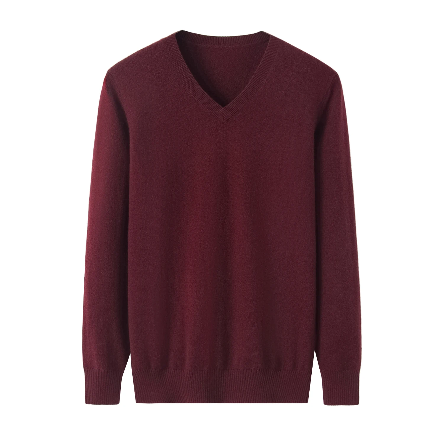 Autumn Winter Women Elegant Warm Knitwear Female V-neck Knitted Pullover 100% Cashmere Sweater Soft Knitted Basic Top