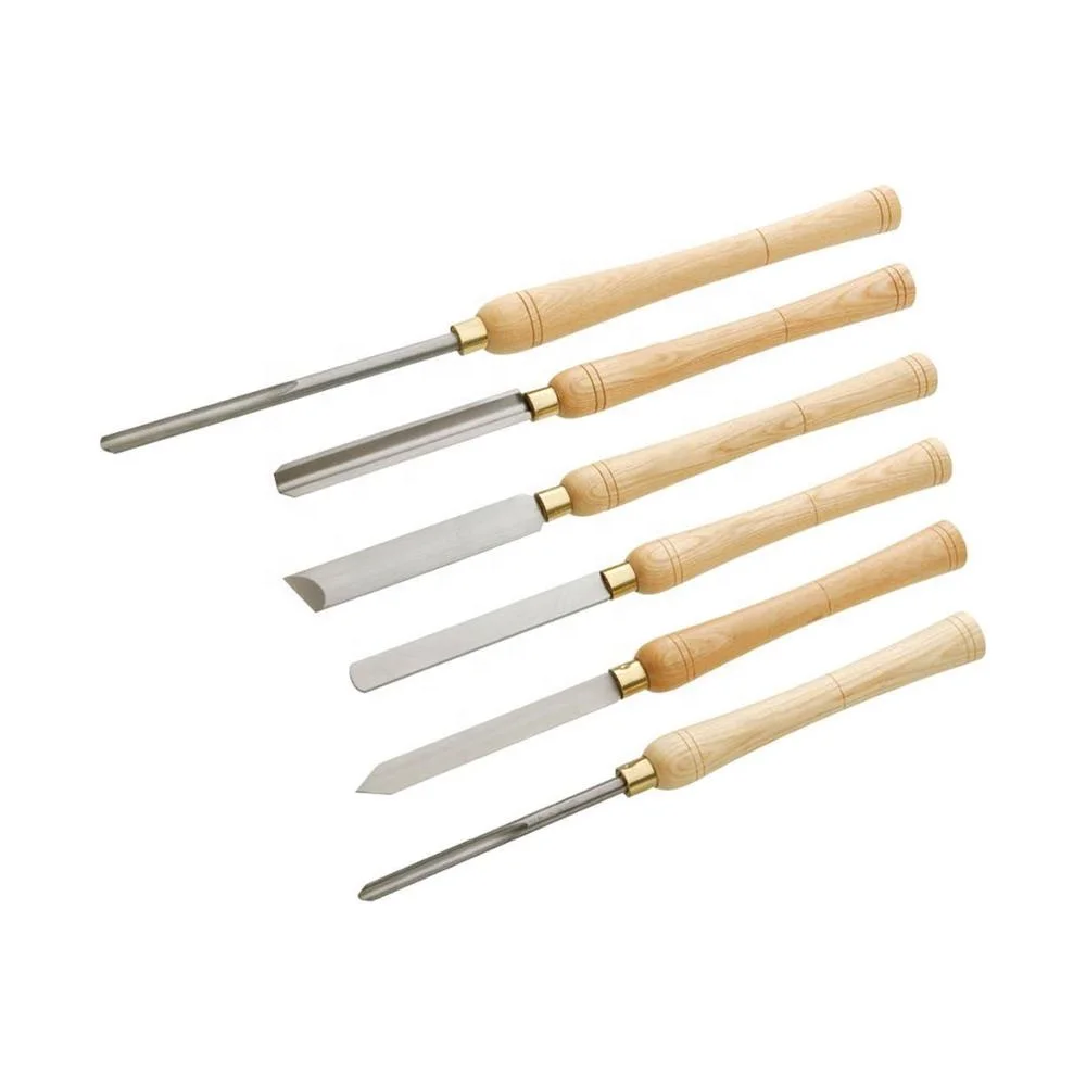 Item#LC06 Hot sale 6-piece HSS wood lathe turning chisel set