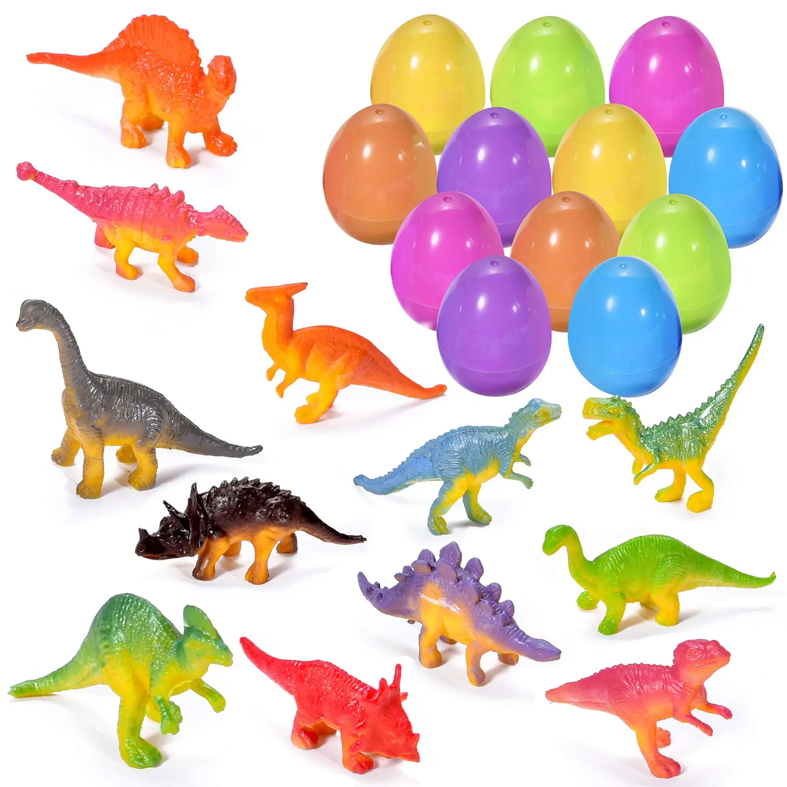 Manufacture Wholesale Hot Selling Dinosaur Toy Eco-friendly Small Plastic Capsule Toys Surprise Egg Toy For Vending Machine