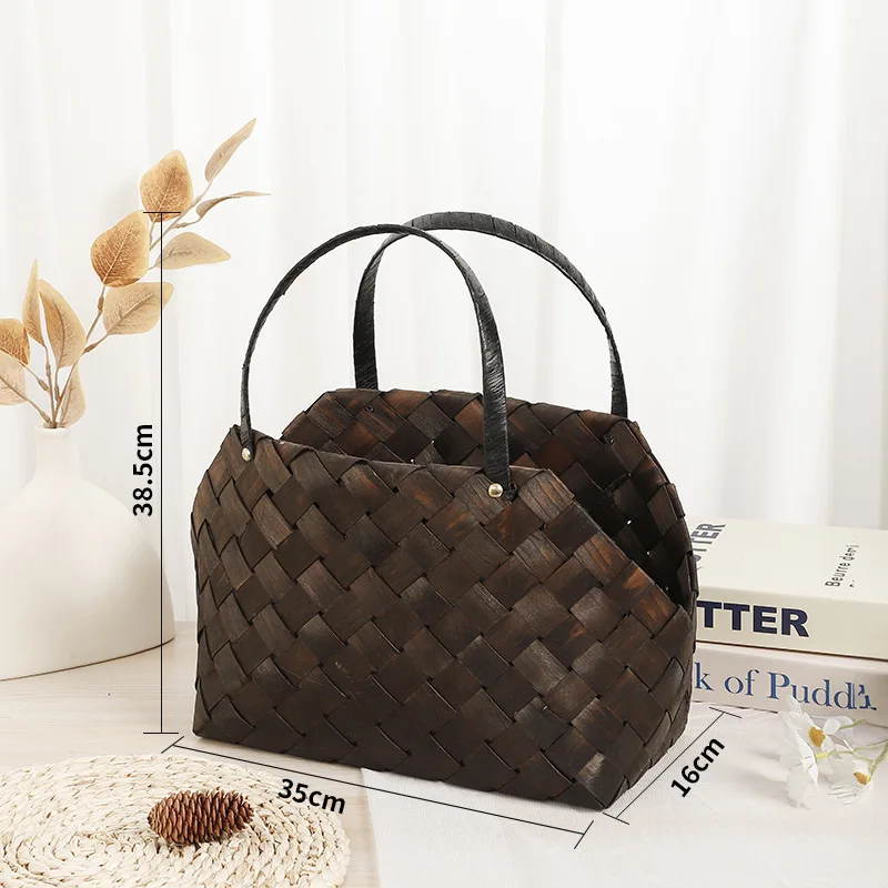 Best Selling Bamboo Basket Rustic Handmade Flower Natural Bamboo Planter Basket Modern Decorative Competitive Price