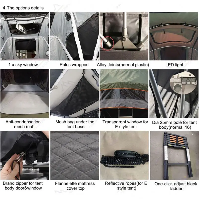 Luxury used canvas camping roof tent for sale