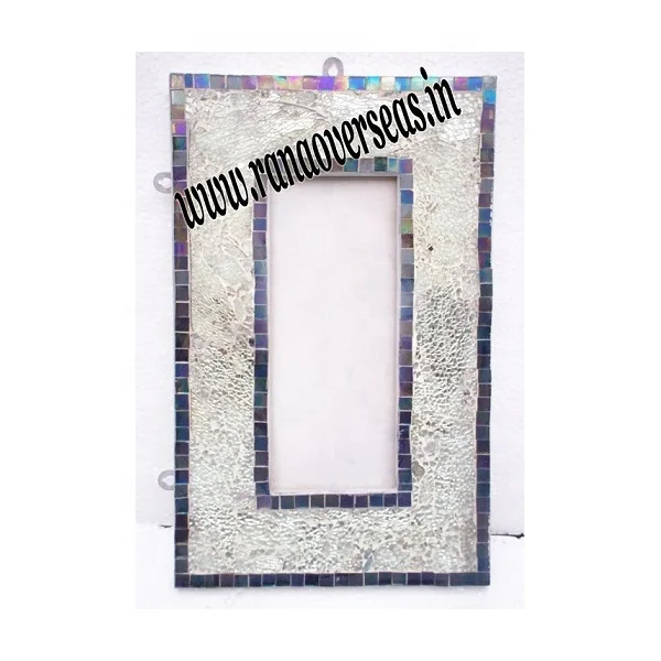 Wall Hanging Wooden Mosaic Picture Photo Frame For Home Living Room And Bed Room Decoration