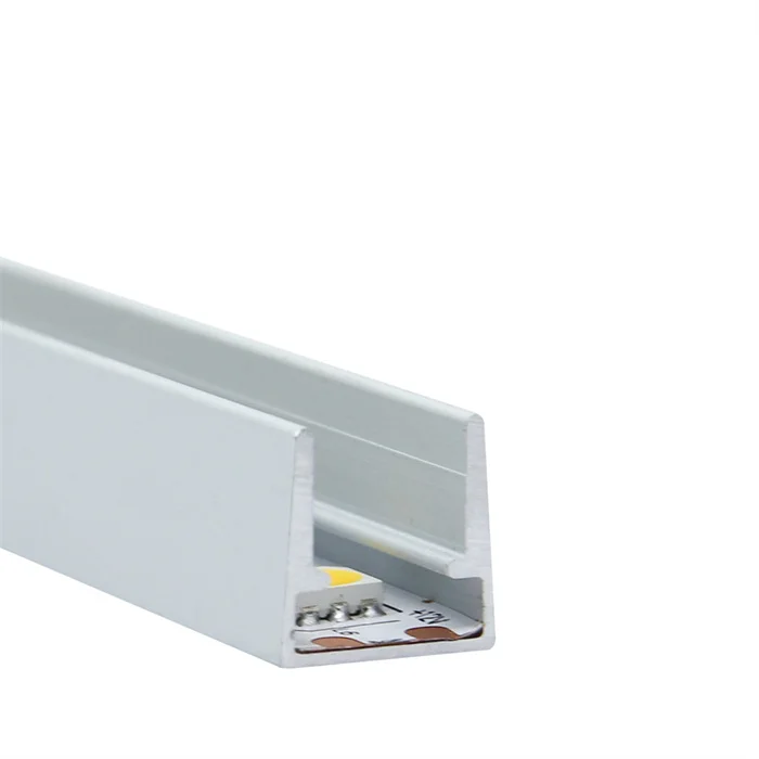 LS-050 алюминиевый профиль светодиодный канал стекла Led штранг-прессования встраиваемые