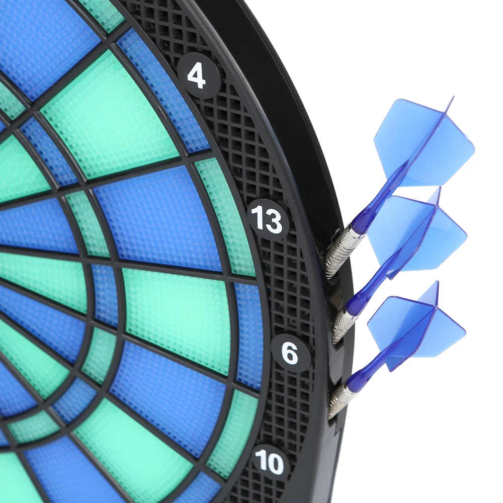 New Style Electronic Dartboard With Flashing Light And Music Infrared Ray Gun Plastic Dartboard