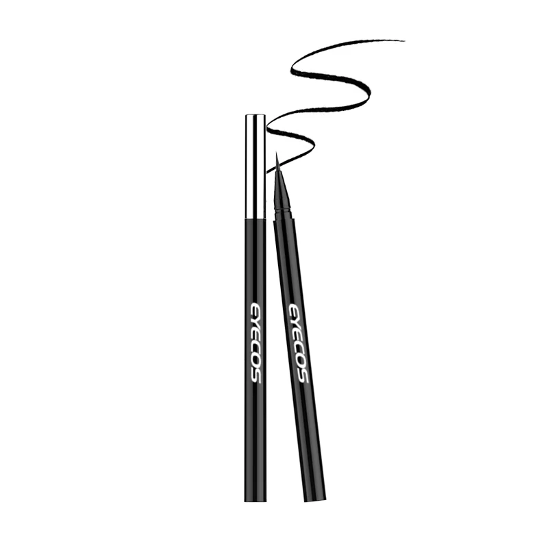 Self brand good quality brushes makeup black extremely thin smooth best strength liquid eye liner