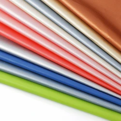 Low Price Guaranteed Quality Soft Faux Waterproof  down coat Leather Fabric Clothe Kids leather