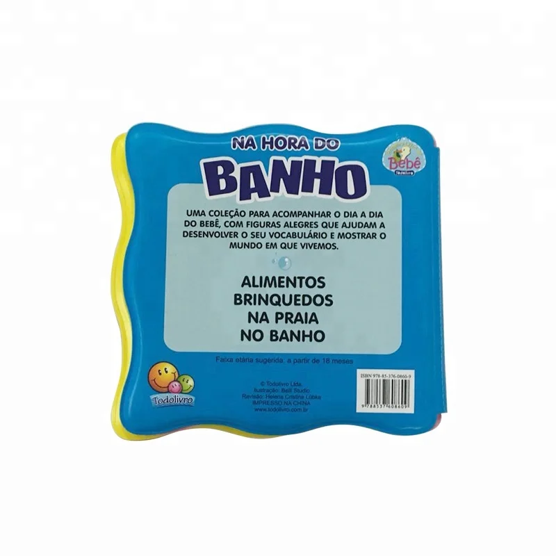 Waterproof learning plastic EVA Foam Soft Plastic fisher price toys for kids educational bath book manufacturer