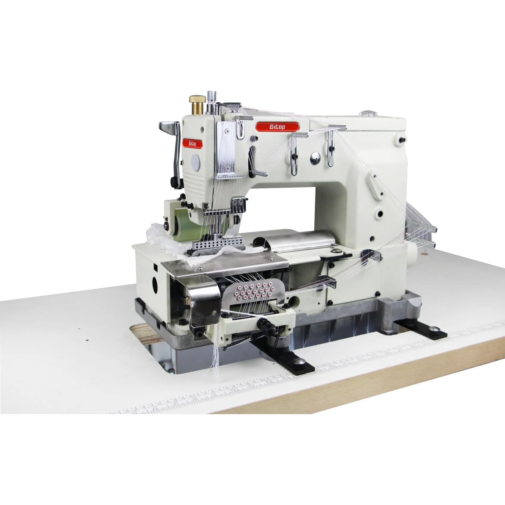 BT-1412PQ kansai type special machine muti needle industrial elastic shirring machine