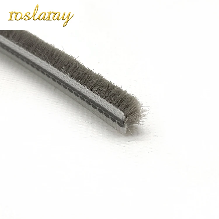 weather stripping seal groove with poly pile threshold sealing strip brush weatherstrip Apposite Windows And Doors