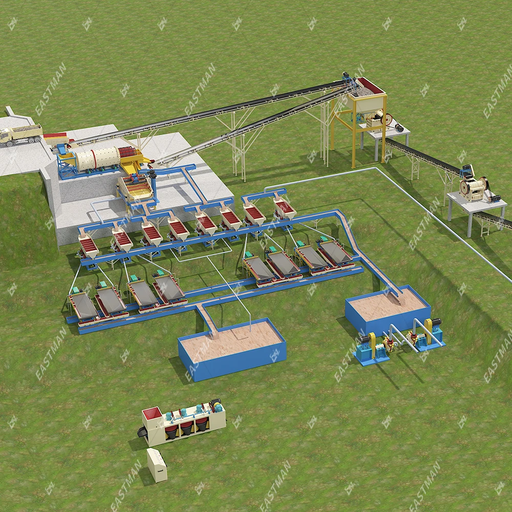 Завод по переработке колтана 120TPH завод тантала ниобия