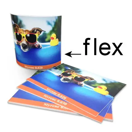 Customized Flexible Styrene Signs Polystyrene Signs Indoor Use Brand Advertising Board UV Printed PVC Hanging Banner Posters