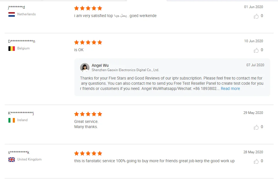 
Android M3 IPTV Server for channels iptv set top box 