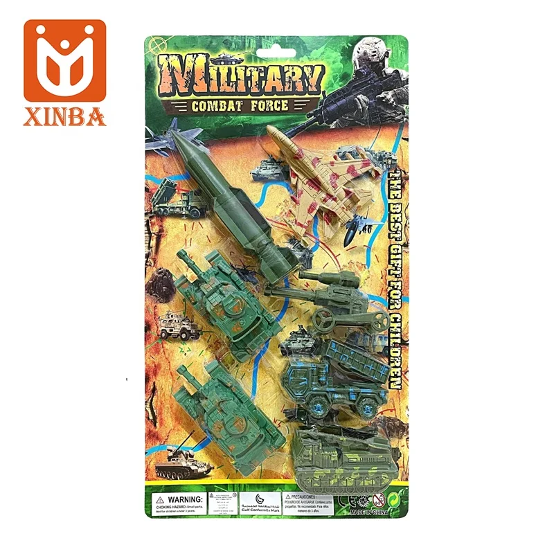 Hot Selling Plastic Pretend Play Soldiers Toy Model,Helicopter,Fighter,Motorboat Series Military Model Set Toy