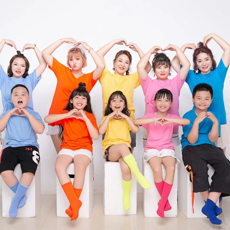 Wholesale High Quality  USA Size Polyester Plain White T Shirt Sublimation Blank Oversized Unisex  Printing Solid Color T-Shirts