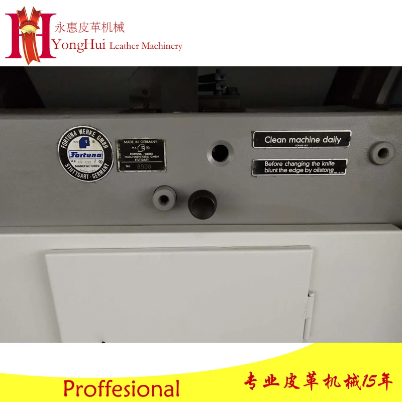 Germany fortuna band knife AN400 leather splitting machine widely used for leather splitting making manufacturing working well