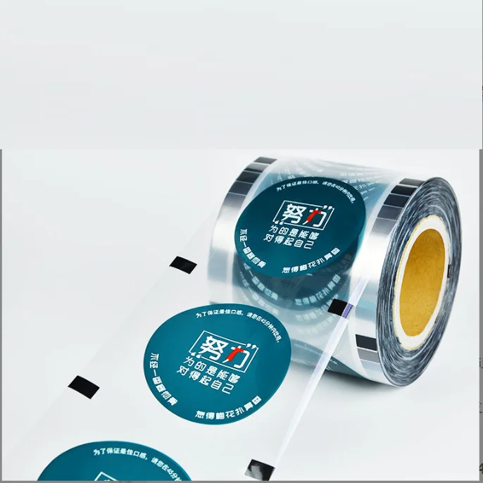 Factory Supplies Custom High Quality Hot Sealing Plastic Cup Sealer Film Roll For Bubble Tea