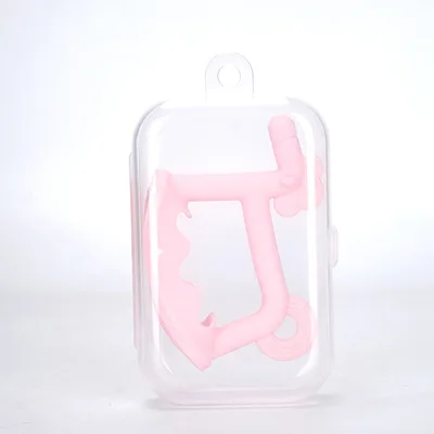 BPA Free Easy Grip Baby Activity Animals hobbyhorse Educational Toys Teeth wristband Silicone Baby Teethers with box