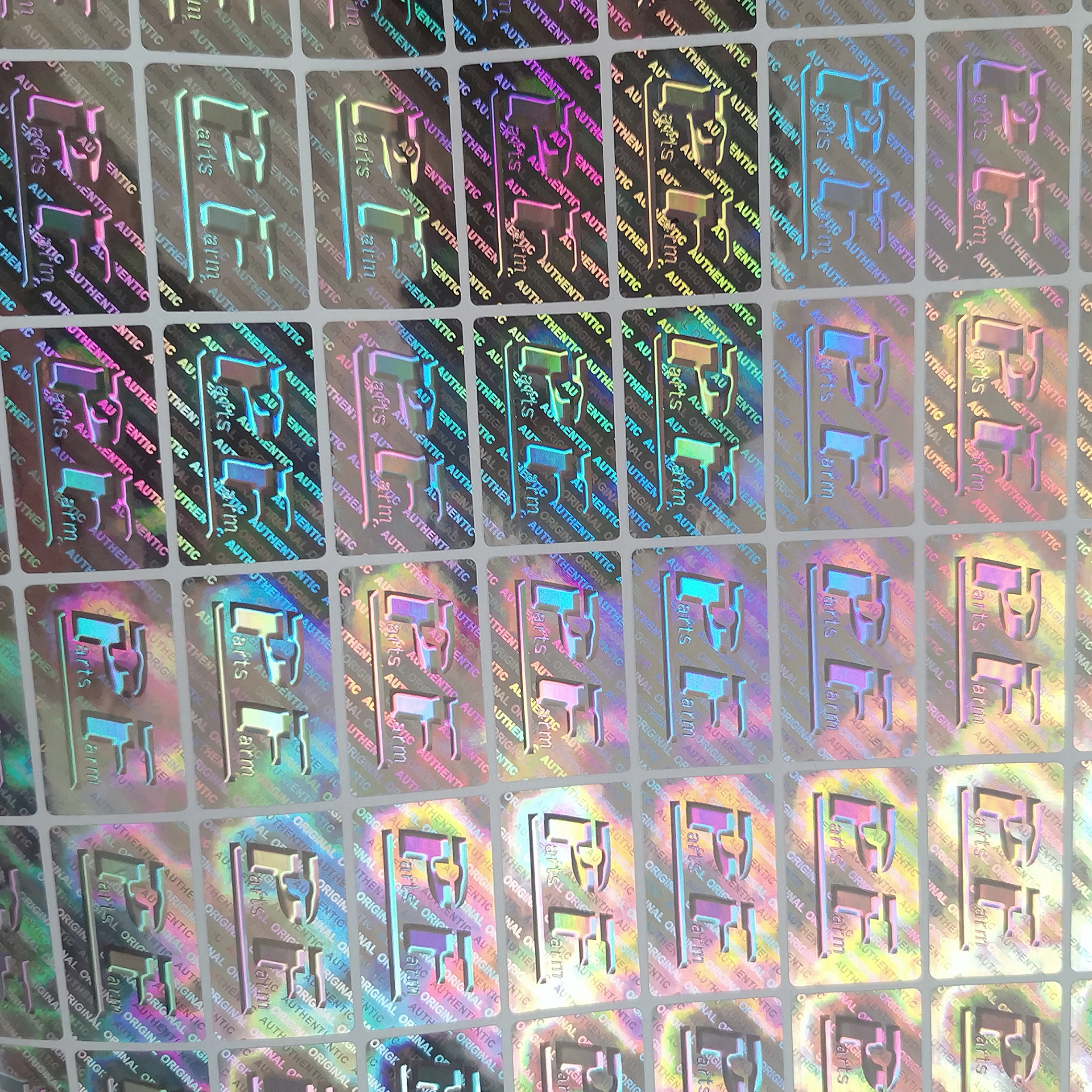 Herbal Medicine Packaging Bottle Hologram Effect Label Sticker