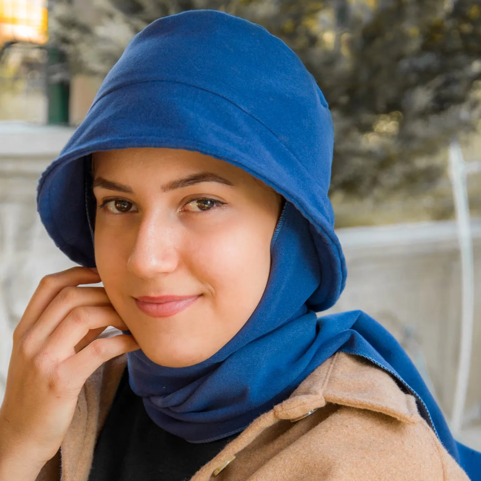 Wholesale Hot Selling Fisherman Hat For Muslim Women With Fisherman Hat Hijab instant Hijab